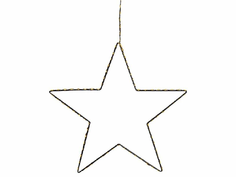 Set 3 ks LED dekorácia hviezdy Kunza (strieborná)