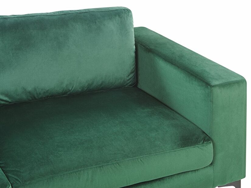 Pohovka trojsedačka VEDISO (polyester) (zelená)