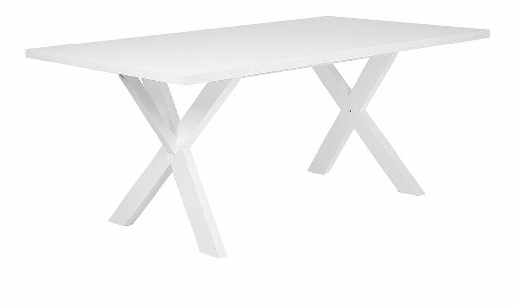 Jedálenský stôl Lupla (pre 8 osôb) (biela)