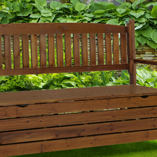 Záhradná lavica 150 cm Amelli (hnedá)