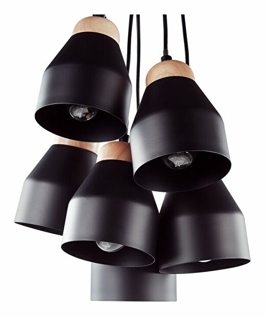 Závesná lampa Colim (čierna)