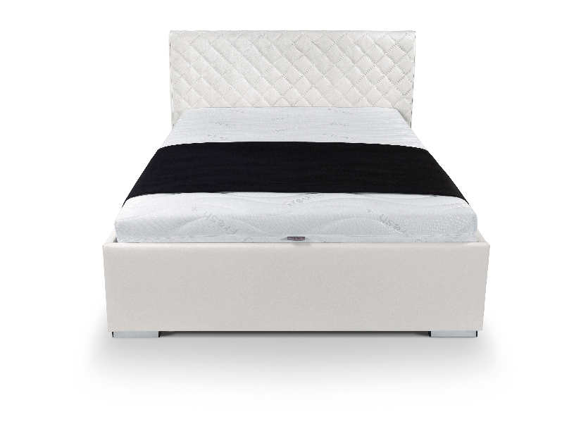 Manželská posteľ 160 cm BRW Syntia (biela)