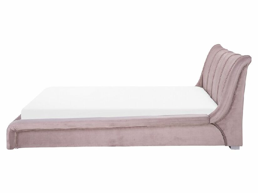 Manželská vodná posteľ 160 cm Nanty (ružová)