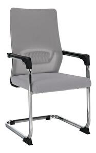 Konferenčná stolička KABUR (sivá + čierna)