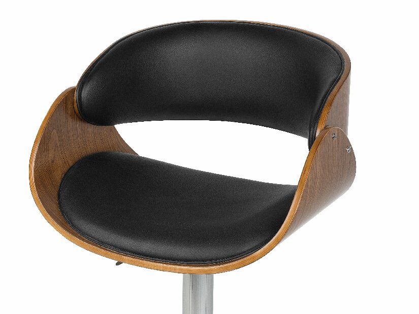 Barová stolička Balu (orech + čierna) *výpredaj