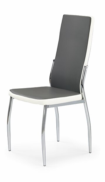 Jedálenská stolička Sepa (sivá + biela)
