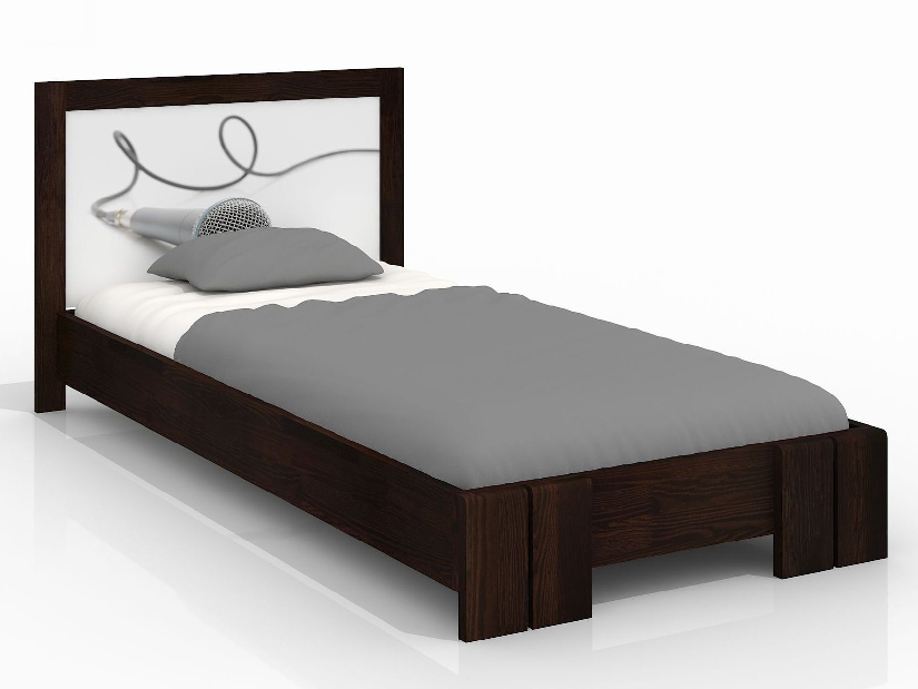 Jednolôžková posteľ 120 cm Naturlig Kids Manglerud (borovica) (s roštom)