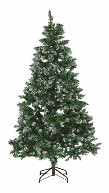 Umelý vianočný stromček 180 cm PELAM (zelená) (so svetlami)