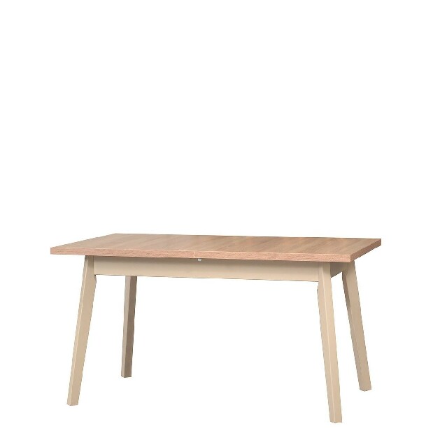 Stôl 80 x 140+180 V (dub grandson L) (biela)