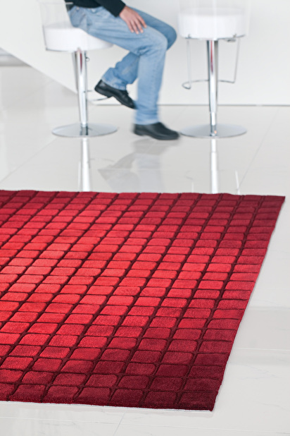 Ručne všívaný koberec Bakero Casablanca 44-1093-01 Red (120 x 180 cm) *bazár