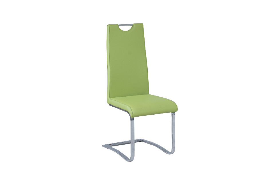 Jedálenská stolička Decodom Eugen (zelená koženka)