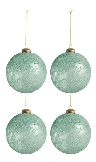 Dekoratívny predmet Jolipa Vianočná dekorácia Extravaganza (10x10x10cm) (Modrá)