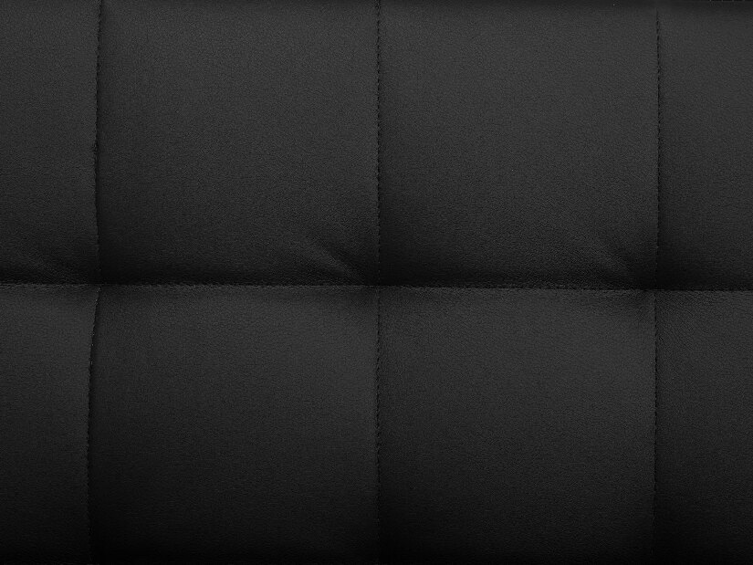 Rohová sedačka U Aberlady 1 (čierna) (s taburetkou) (P)