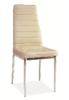 Jedálenská stolička Hassie (krémová)