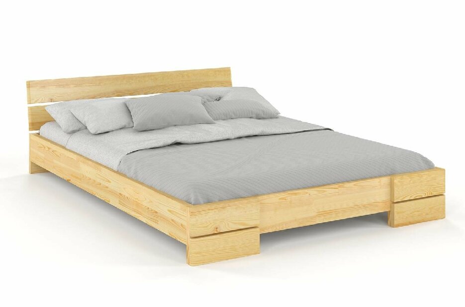 Manželská posteľ 160 cm Naturlig Lorenskog (borovica) *výpredaj