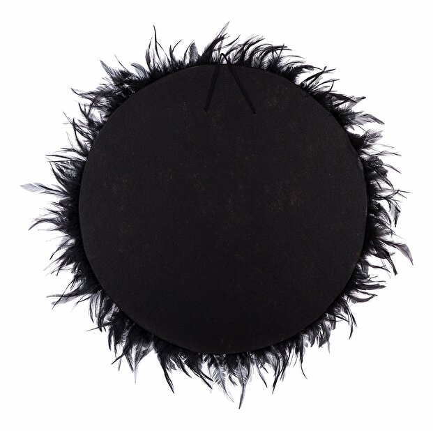 Nástenná dekorácia 60 cm Jilian (čierna) (s mušlami)