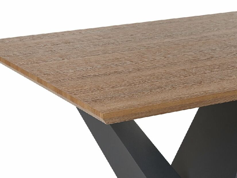 Jedálenský stôl Sidon (pre 8 osôb) (tmavé drevo)
