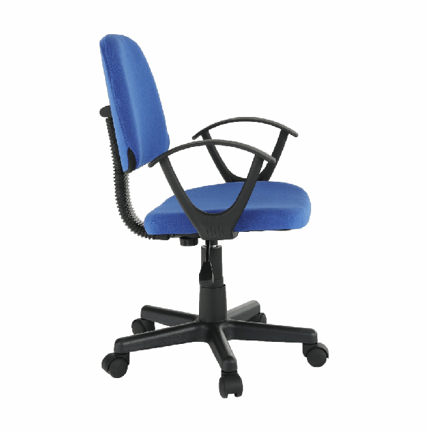 Kancelárska stolička Taos (čierna + modrá)