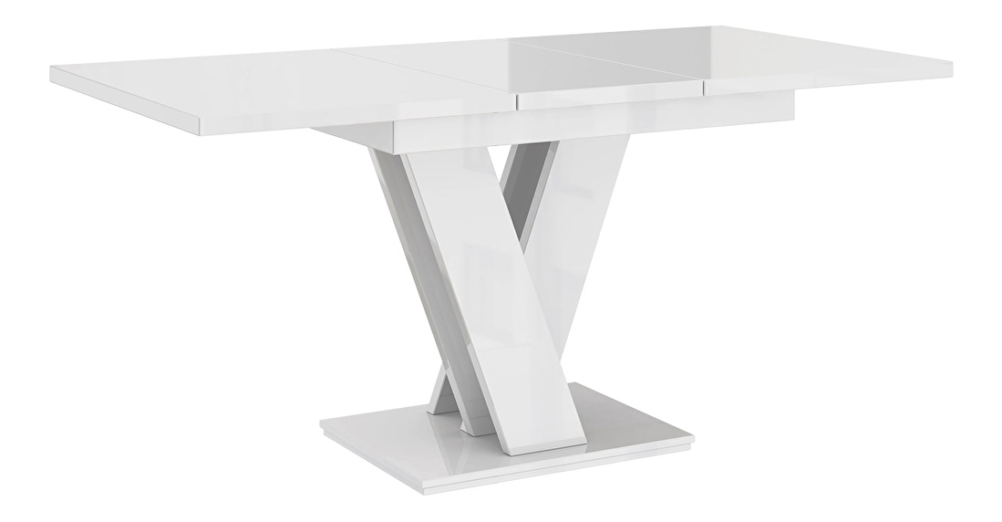 Rozkladací stôl Herkulan (biela + čierna) *výpredaj