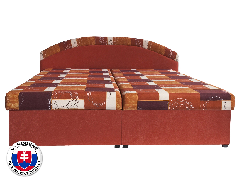 Manželská posteľ 165 cm Evita (s matracom)