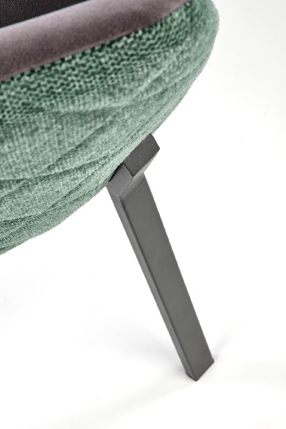 Jedálenská stolička Kanna (zelená + čierna)