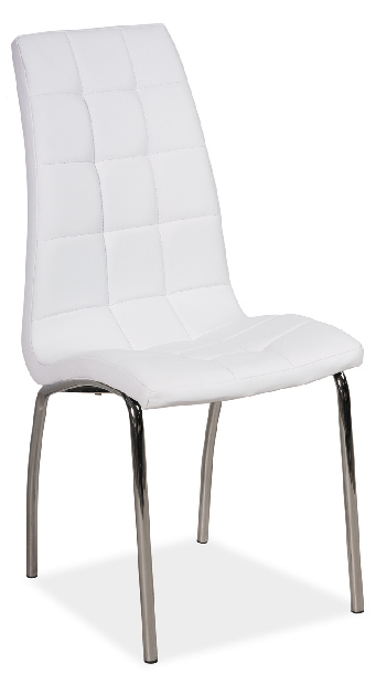 Jedálenská stolička H-104 (ekokoža biela)