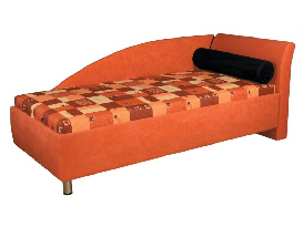 Jednolôžková posteľ (váľanda) 90 cm Pennie (s molitanovým matracom) (P)