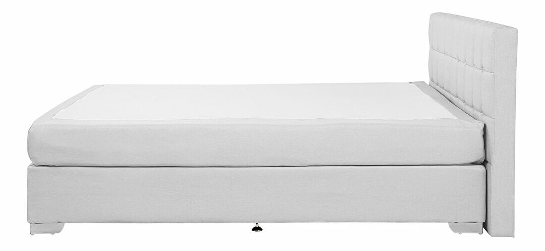 Manželská posteľ Boxspring 180 cm ADIR (s matracmi) (svetlosivá)