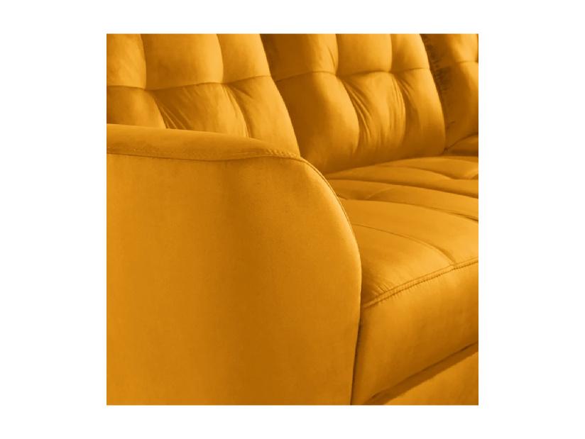 Rohová sedačka BRW Vista (žltá) (L)
