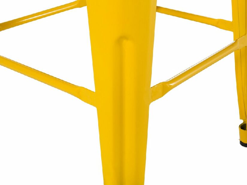 Set 2ks. barových stoličiek 76cm Cabriot (žltá) 