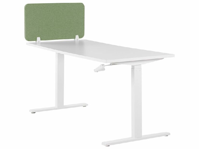 Prepážka na pracovný stôl 72 x 40 cm Walda (zelená) 