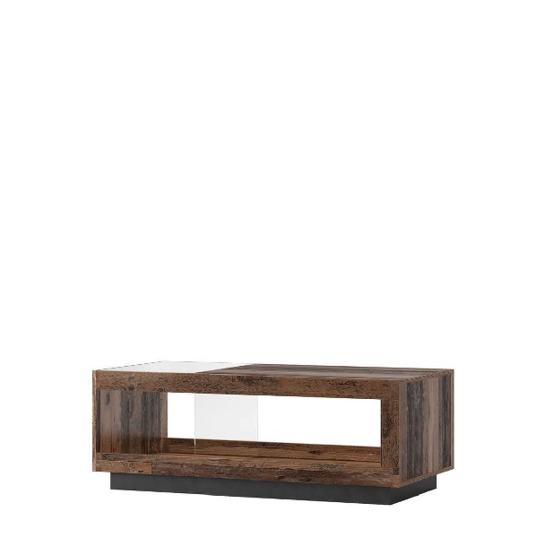 Konferenčný stolík Zandra Typ 99 (matera + tmavé drevo)
