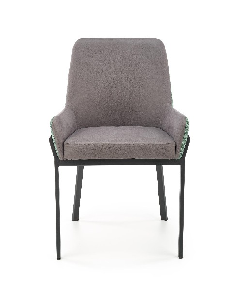 Jedálenská stolička Kanna (zelená + čierna)
