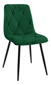 Jedálenská stolička Saskia (tmavo zelená) *výpredaj