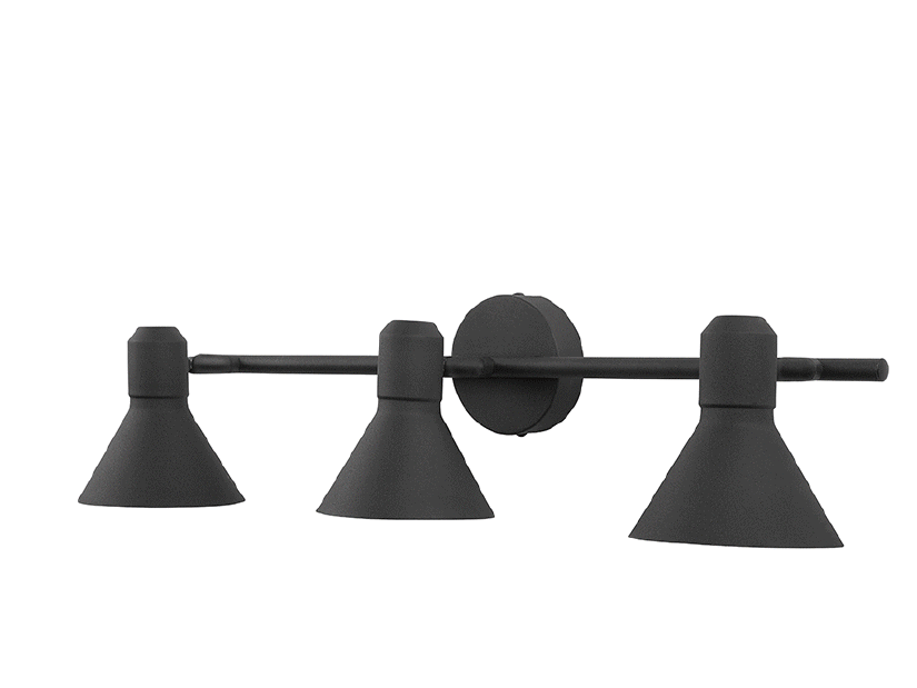Závesná lampa Mildura III (čierna)
