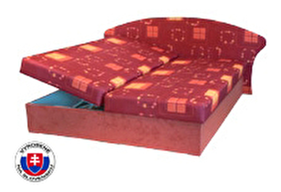 Manželská posteľ 160 cm Lukáš (s pružinovým matracom)
