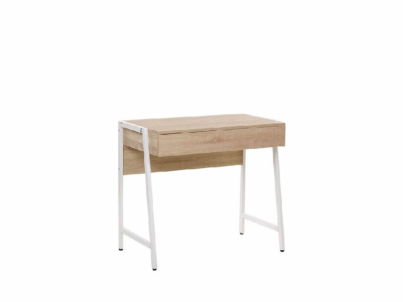 Písací stôl CERTAR (84 x 48 cm) (MDF) (svetlé drevo)