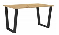 Jedálenský stôl Carol 138x67 (dub artisan) (pre 4 6 osob)