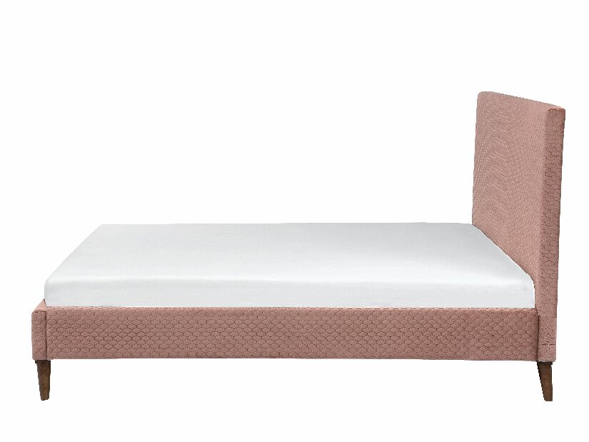 Manželská posteľ 180 cm BARON (s roštom) (ružová)