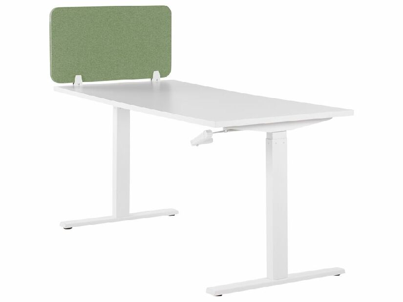 Prepážka na pracovný stôl 80 x 40 cm Walda (zelená) 