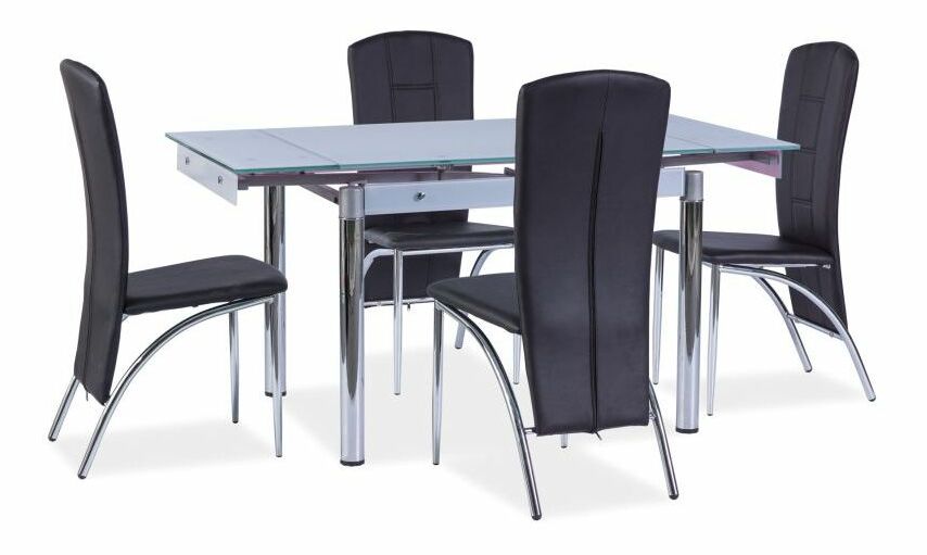 Jedálenský stôl GD-093 (biela) (pre 4 až 6 osôb)