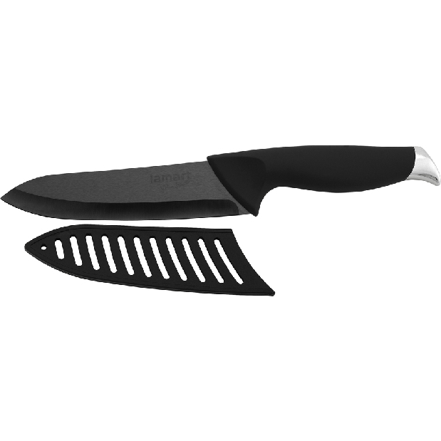 Kuchynský nôž Lamart kuchársky 15cm (čierna)