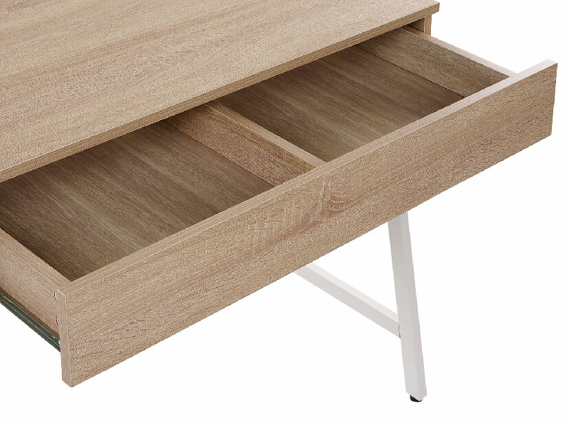 Písací stôl CERTAR (84 x 48 cm) (MDF) (svetlé drevo) *výpredaj