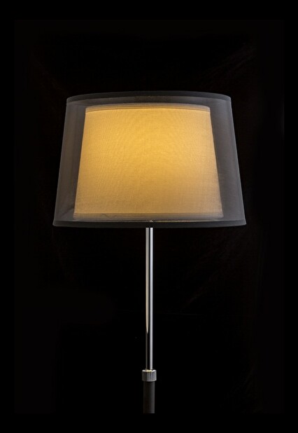 Stojanová lampa Esplanade 230V E27 42W (čierna + biela + chróm)