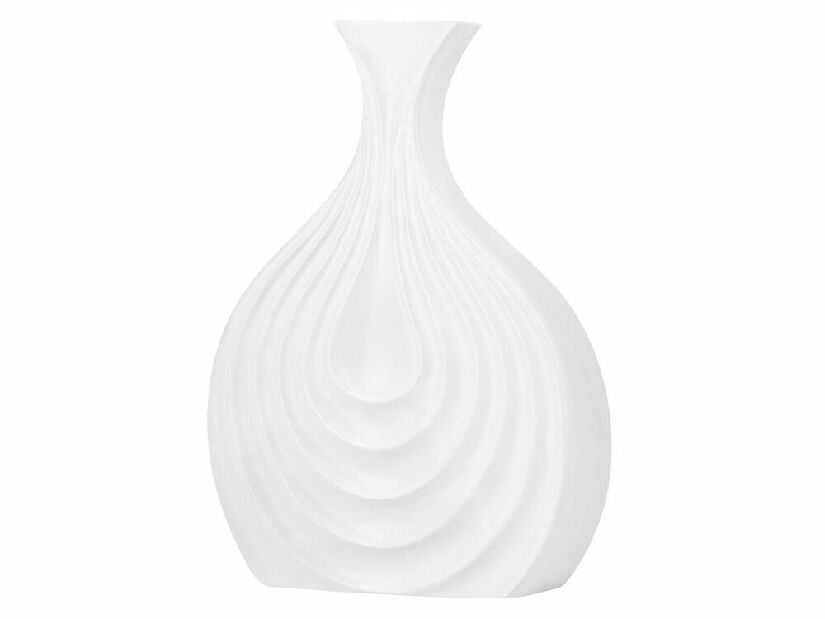 Váza TAMMIN 25 cm (sklolaminát) (biela)