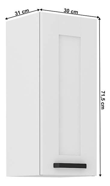 Horná skrinka Lesana 1 (biela) 30 G-72 1F 