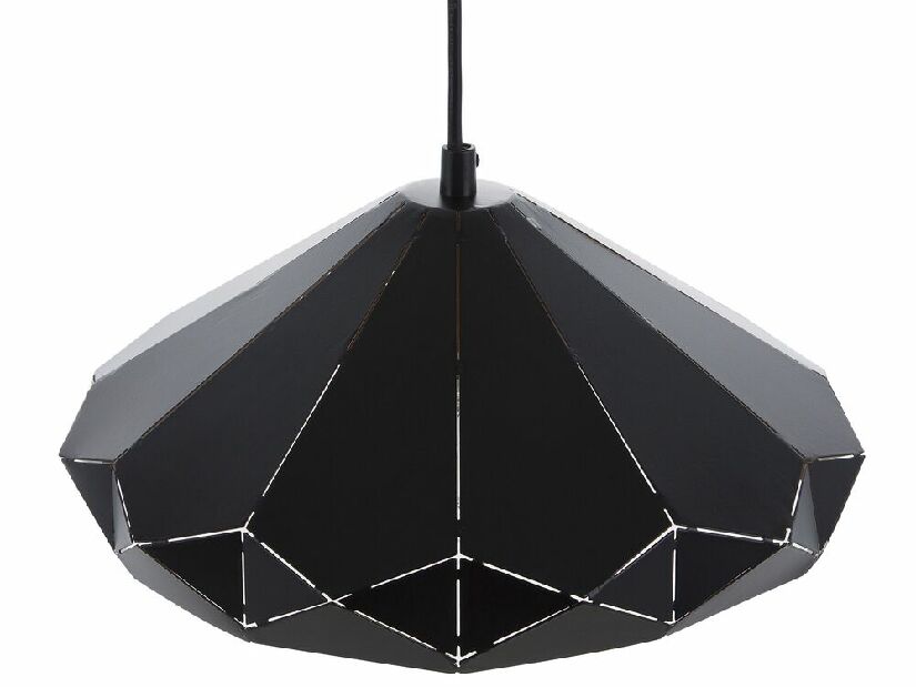 Závesná lampa Netono (čierna)