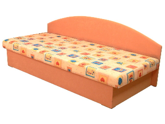 Jednolôžková posteľ (váľanda) 80 cm Eda 3 (s molitanovým matracom)