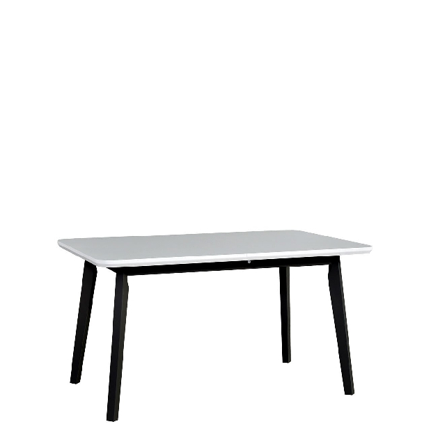Stôl 80 x 140+180 VII (biela) (čierna)