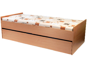 Rozkladacia posteľ 90 cm Nichol (s molitanovými matracmi)